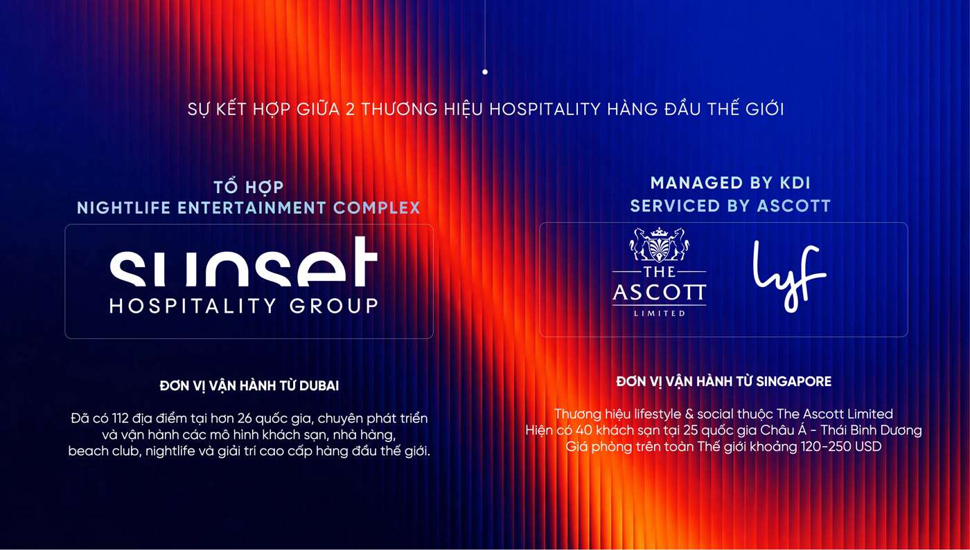 Sunset Hospitality Group và The Ascott lyf, hai đơn vị vận hành Alora