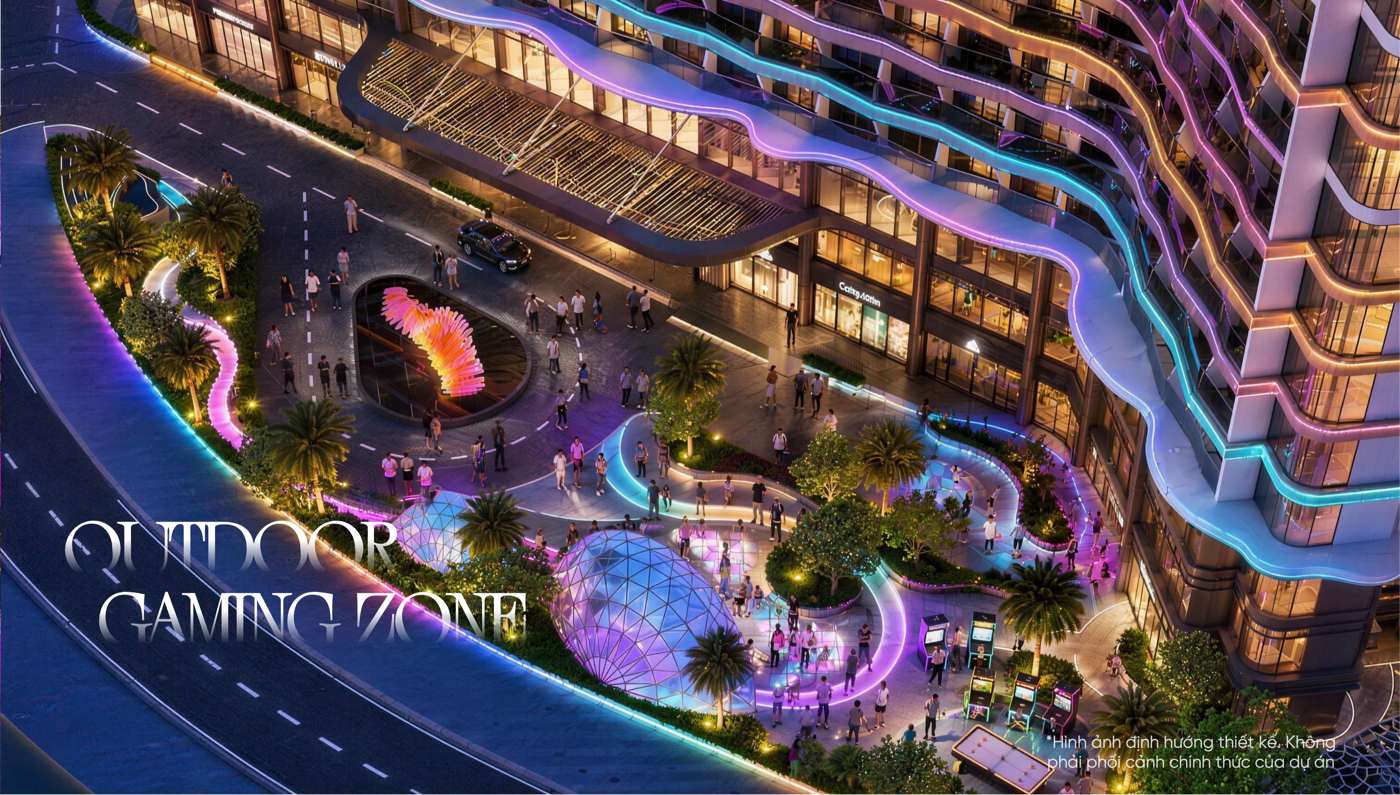 Outdoor gaming zone