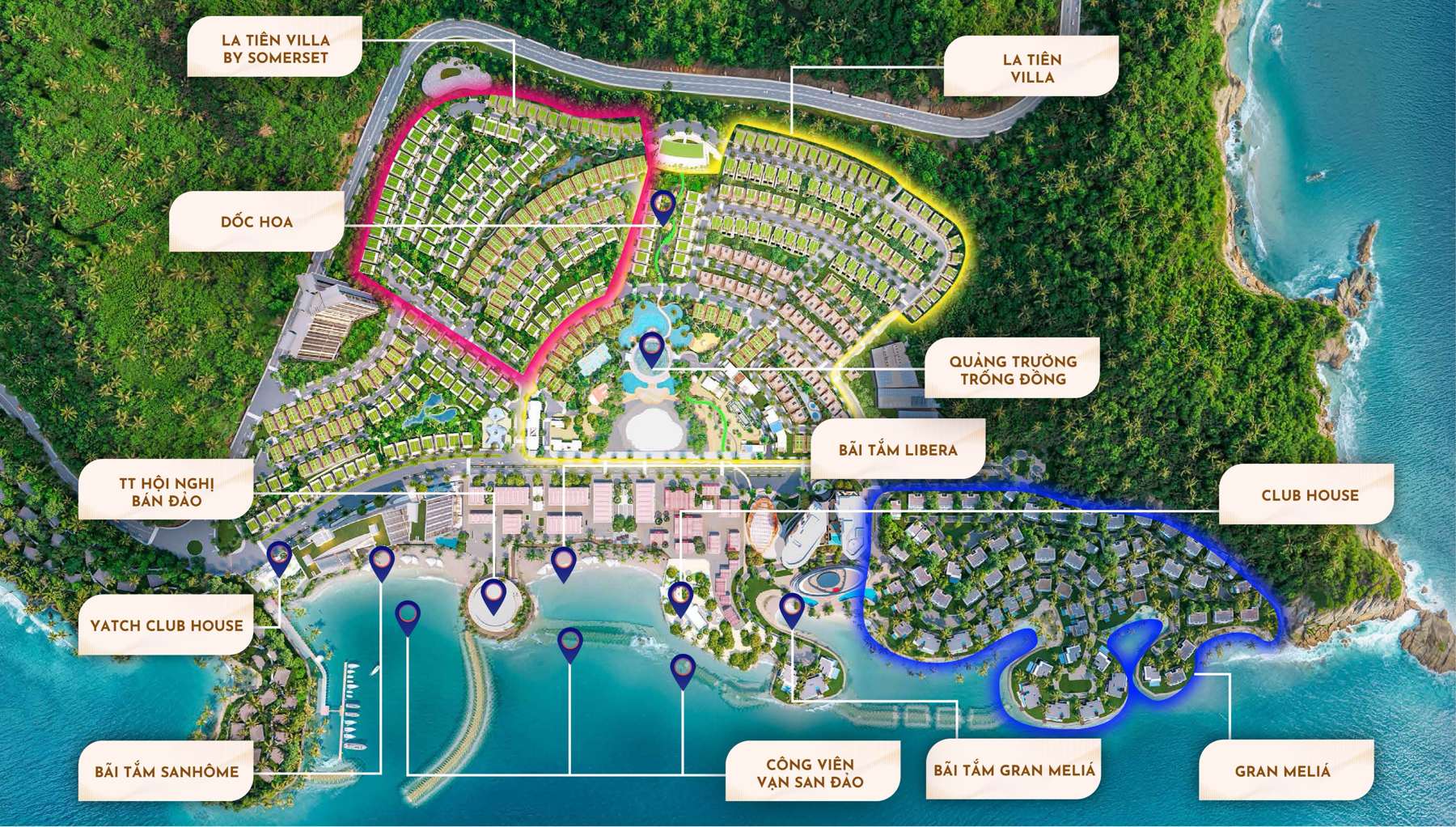 Sơ đồ phân khu Libera Nha Trang