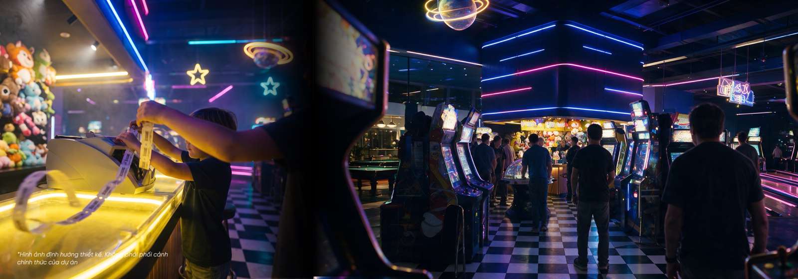 Tổ hợp gaming Sunset Entertainment trong toà Alora