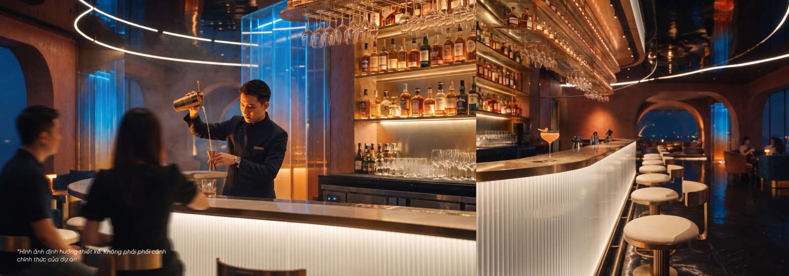 Bartender tại skybar