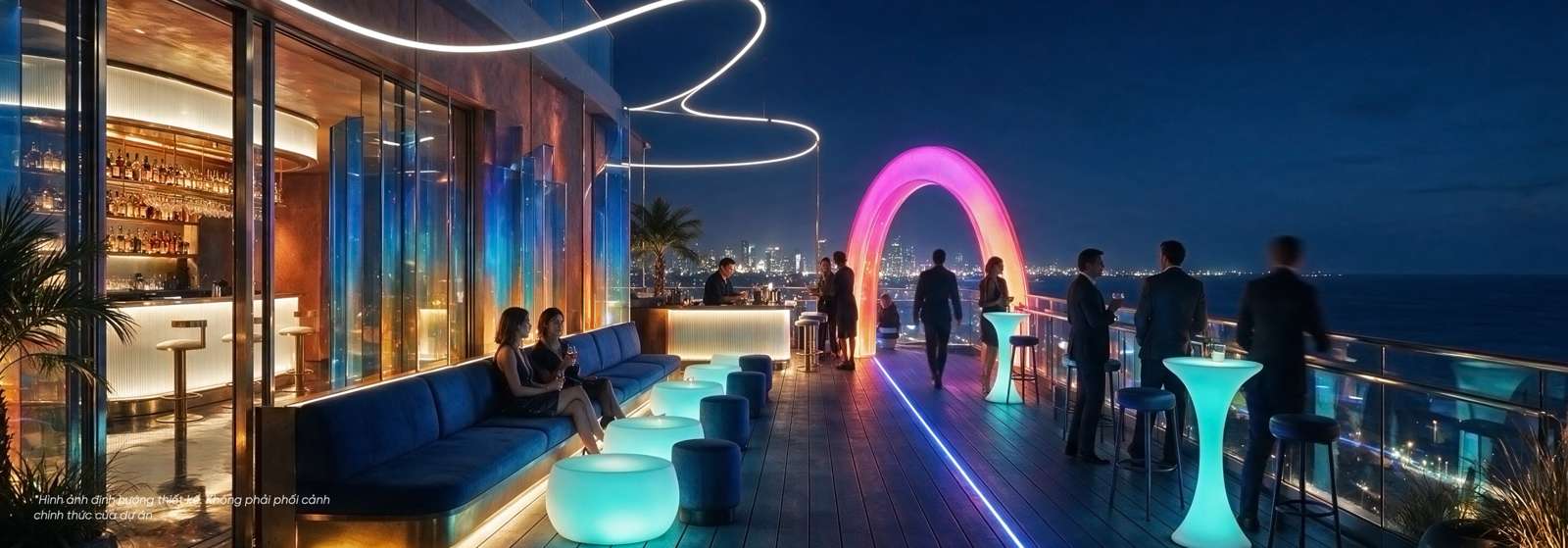 Rooftop skybar do Ascott vận hành